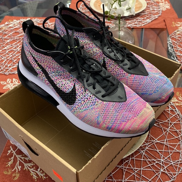 NWT Nike Air Max Flyknit Racer Running Sneakers DJ6106-300 - Picture 9 of 12